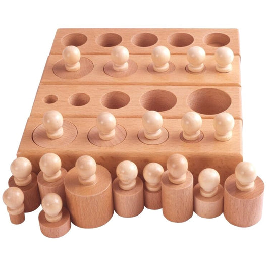 Montessori Knobbed Cylinders Bundle