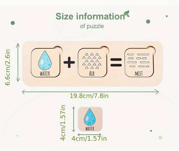 Mineral Elements Build-up Cognition Puzzle