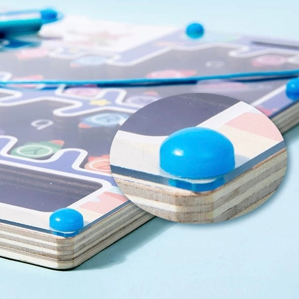 Stick, Shift, Match - Magnetic Alphabet Rocket Game