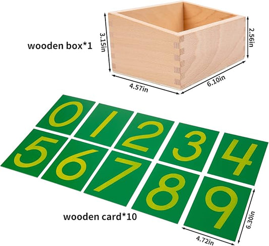 Montessori Sandpaper Numerals