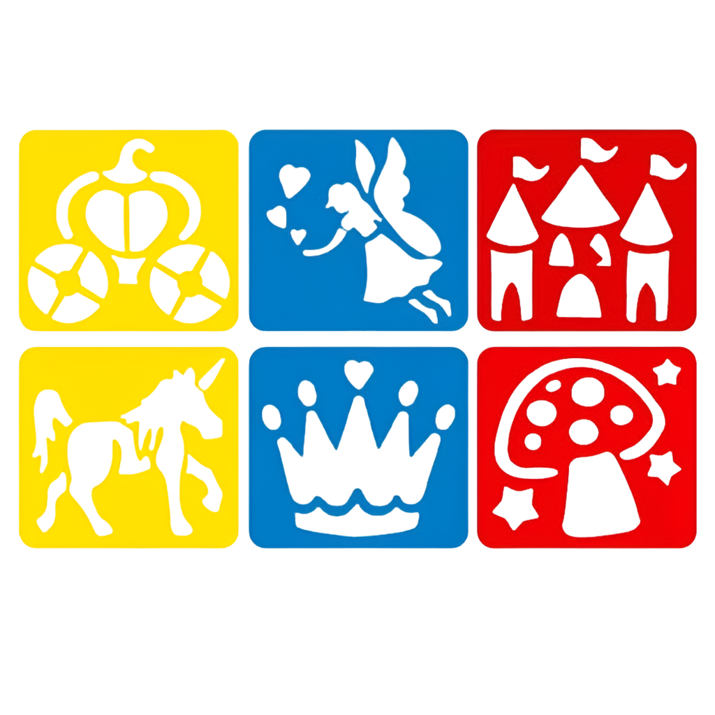 Stencils (Pack of 6) - Assorted Designs