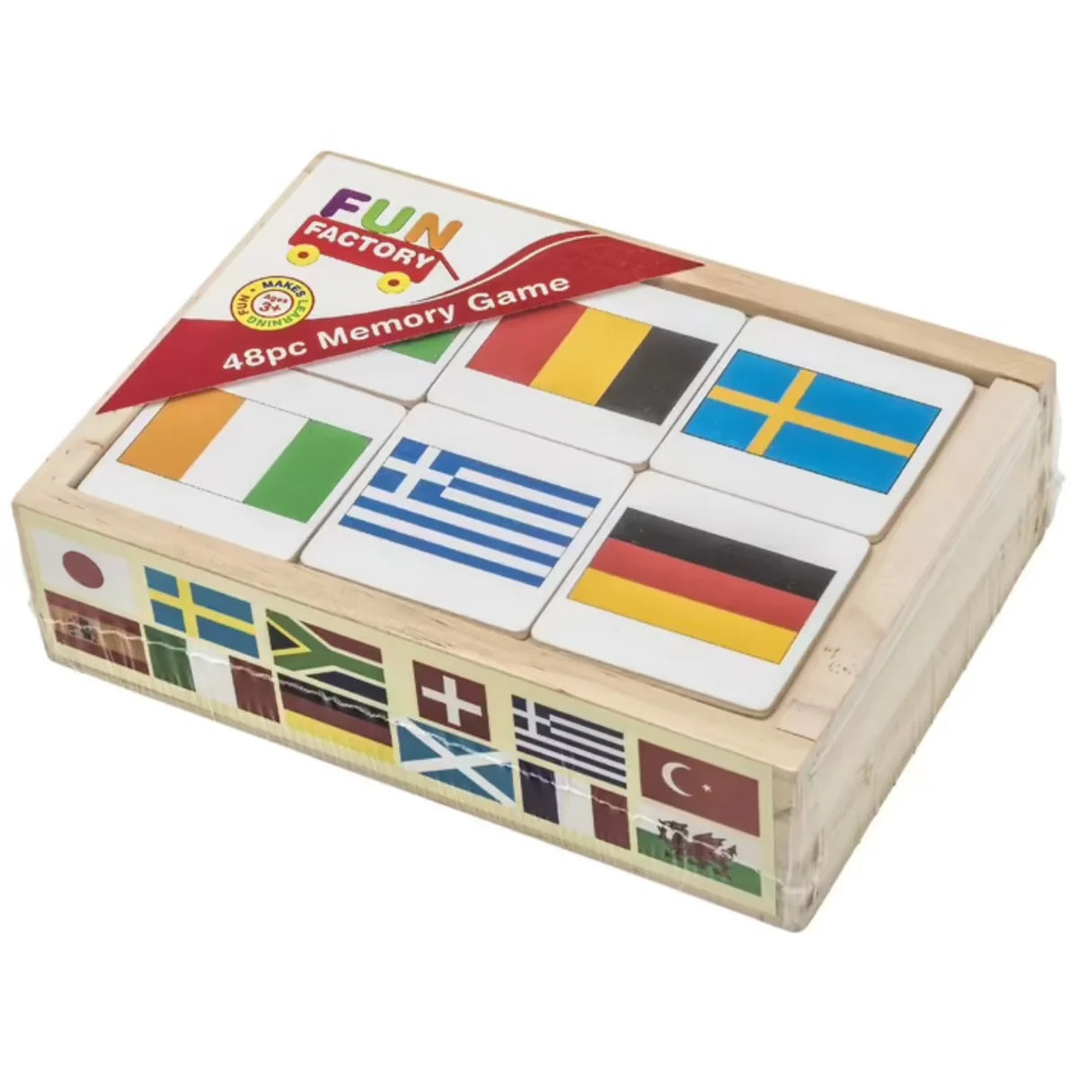 Flags Around the World: Memory Game (48pc)