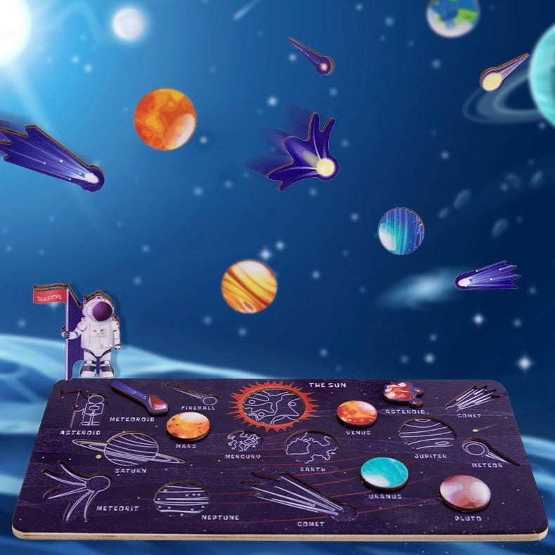The Solar System Wooden Puzzle