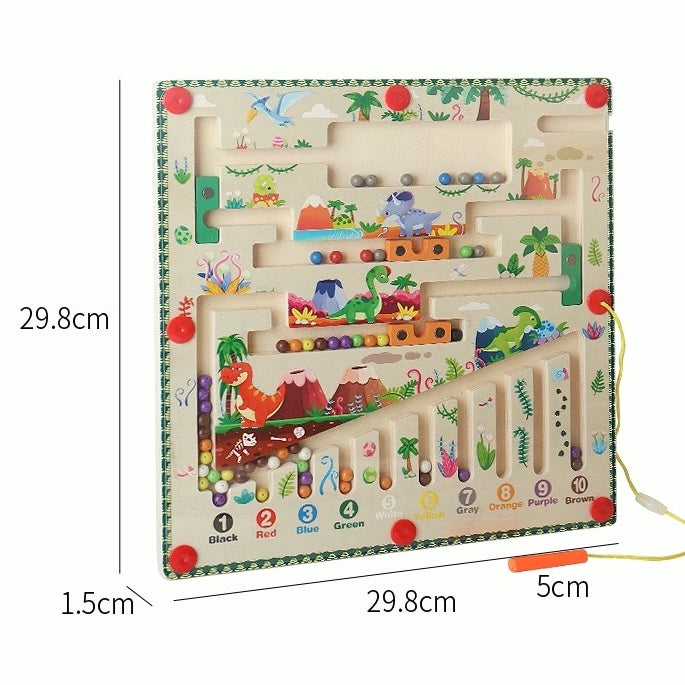 Stick, Shift, Solve: Magnetic Challenge Game - Assorted Designs