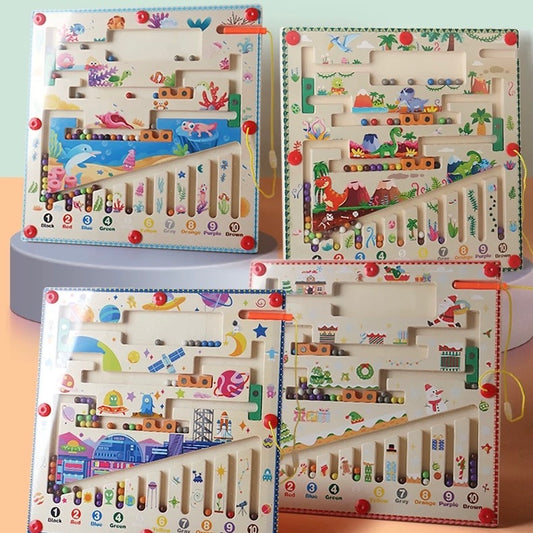 Stick, Shift, Solve: Magnetic Challenge Game - Assorted Designs