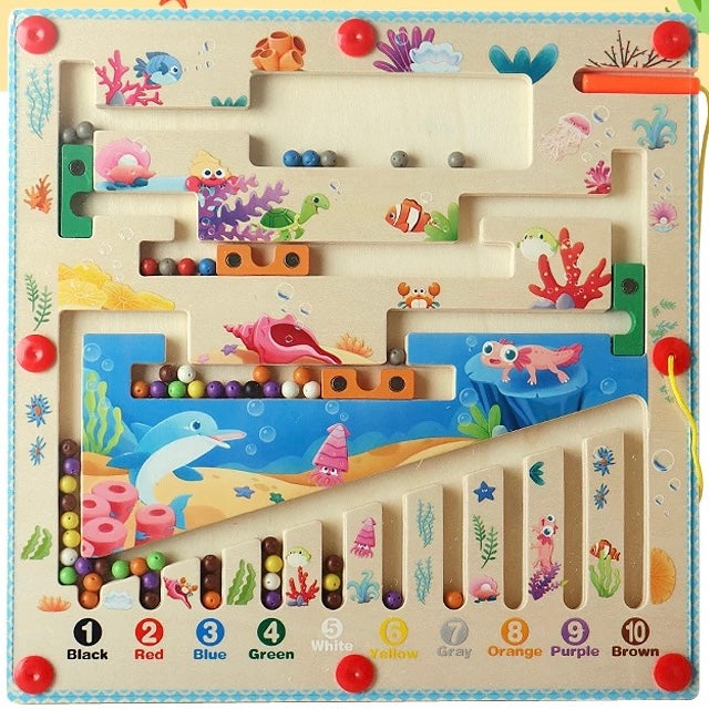 Stick, Shift, Solve: Magnetic Challenge Game - Assorted Designs