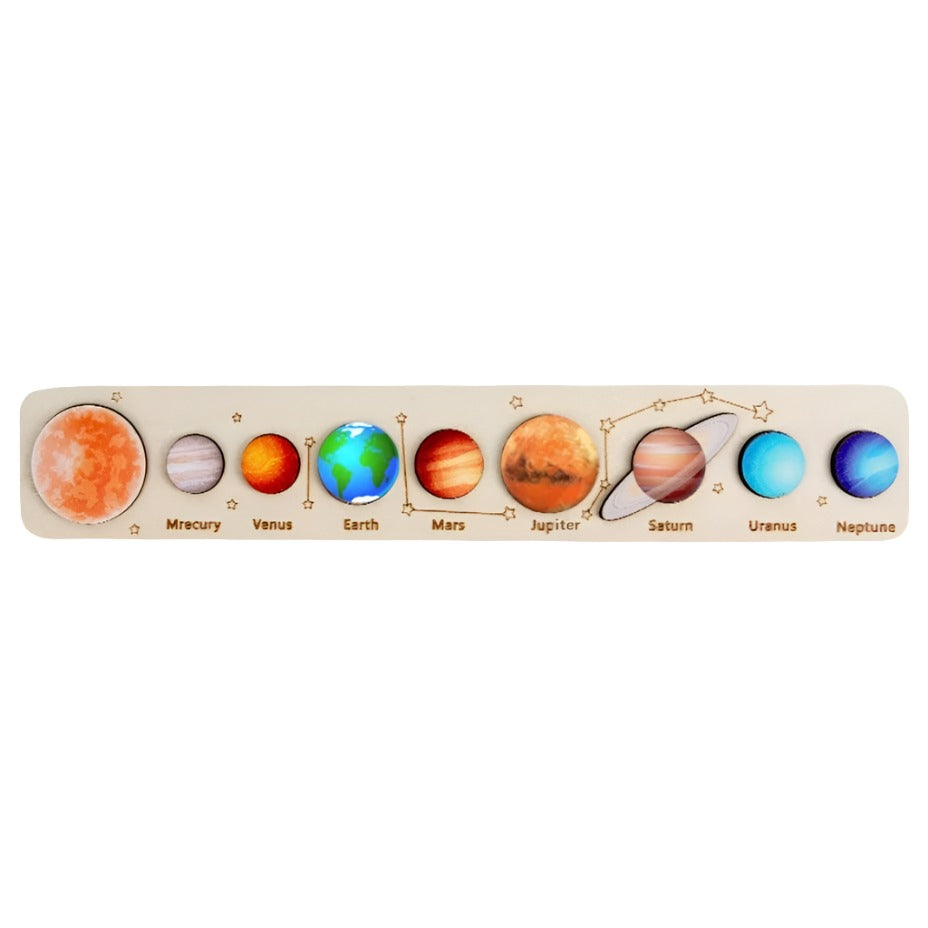 The Solar System Wooden Puzzle - Assorted Designs