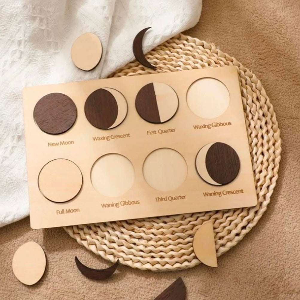 Phases of the Moon Wooden Puzzle