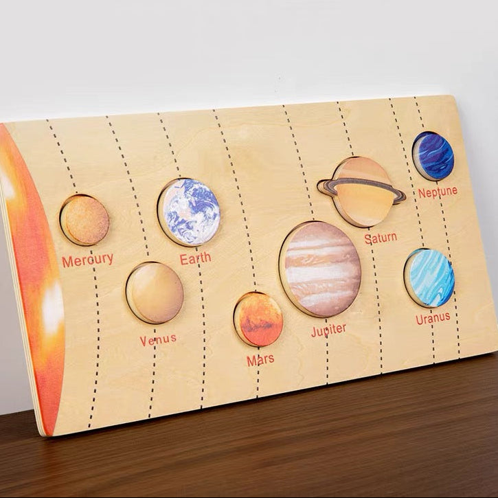 The Solar System Wooden Puzzle