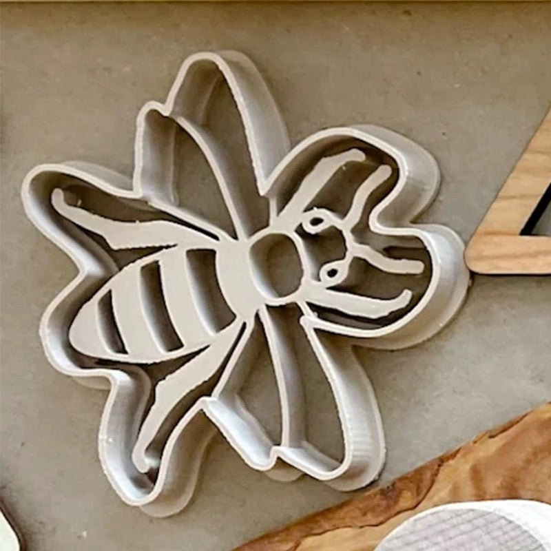 Bee, Beehive & Honeycomb Dough Cutters Set