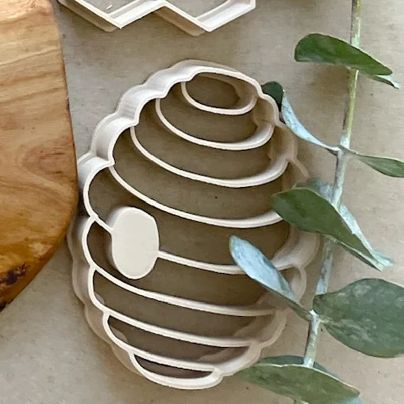 Bee, Beehive & Honeycomb Dough Cutters Set