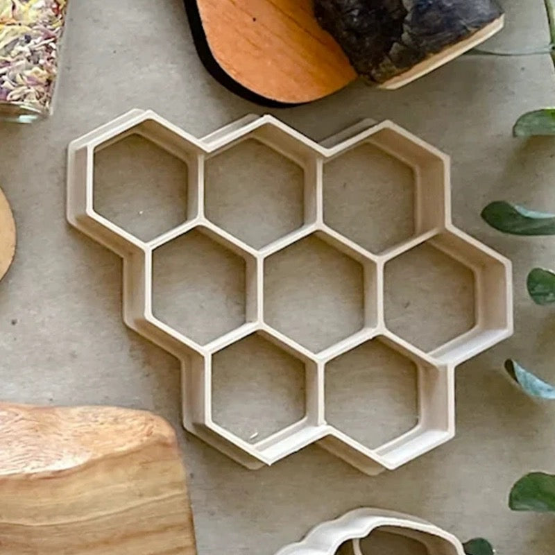 Bee, Beehive & Honeycomb Dough Cutters Set