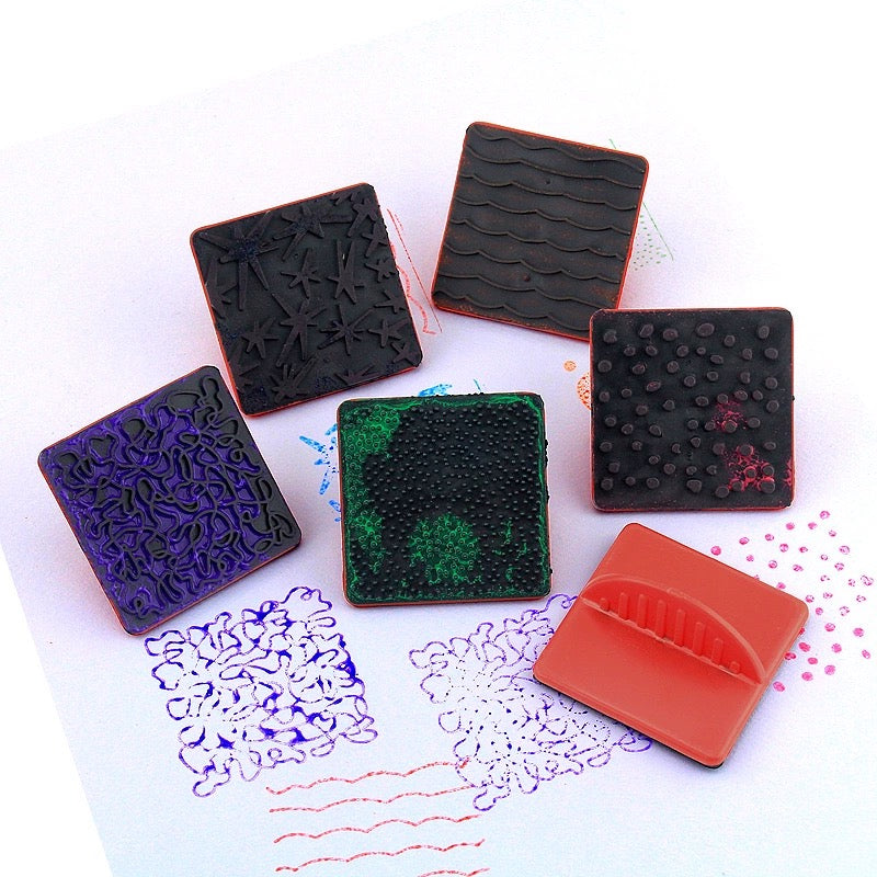 Paint Effect Stampers - Pack of 6