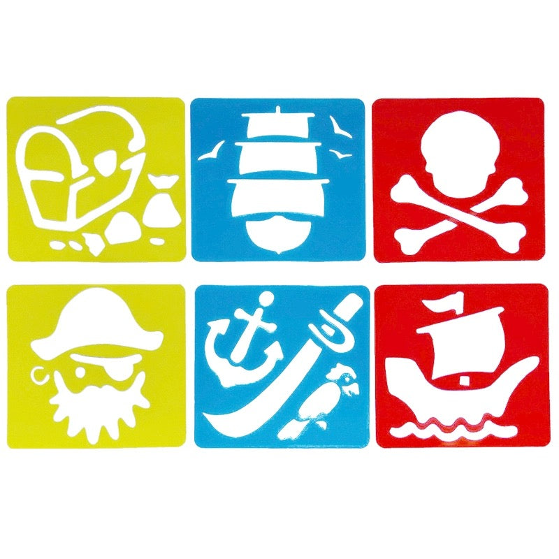 Stencils (Pack of 6) - Assorted Designs