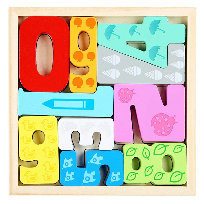 Wooden Puzzle Set - Assorted Designs