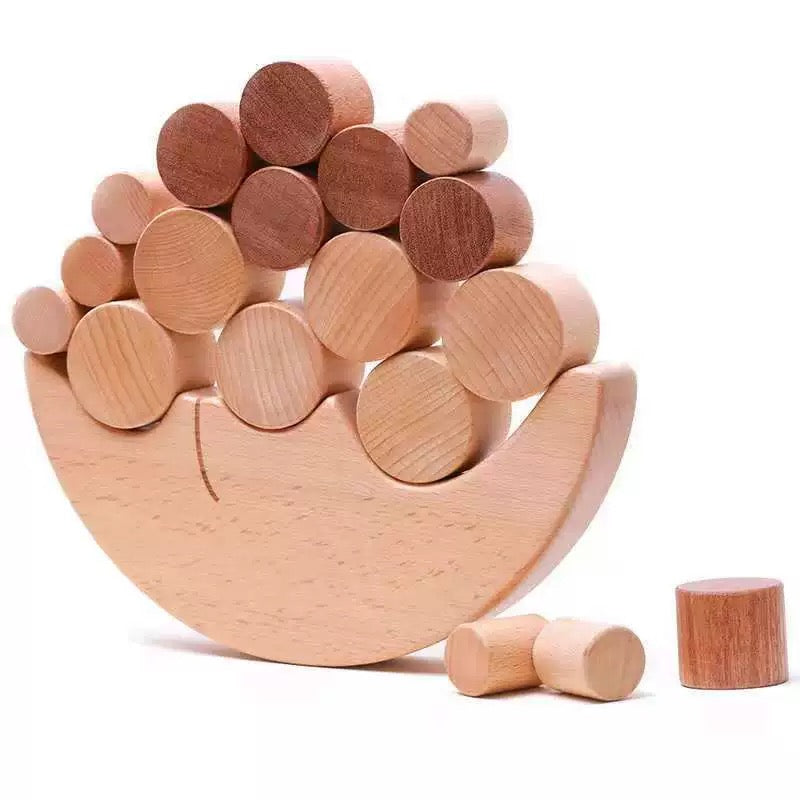 Stacking & Balancing Wooden Toy - Balancing Moon