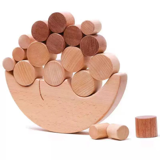 Stacking & Balancing Wooden Toy - Balancing Moon