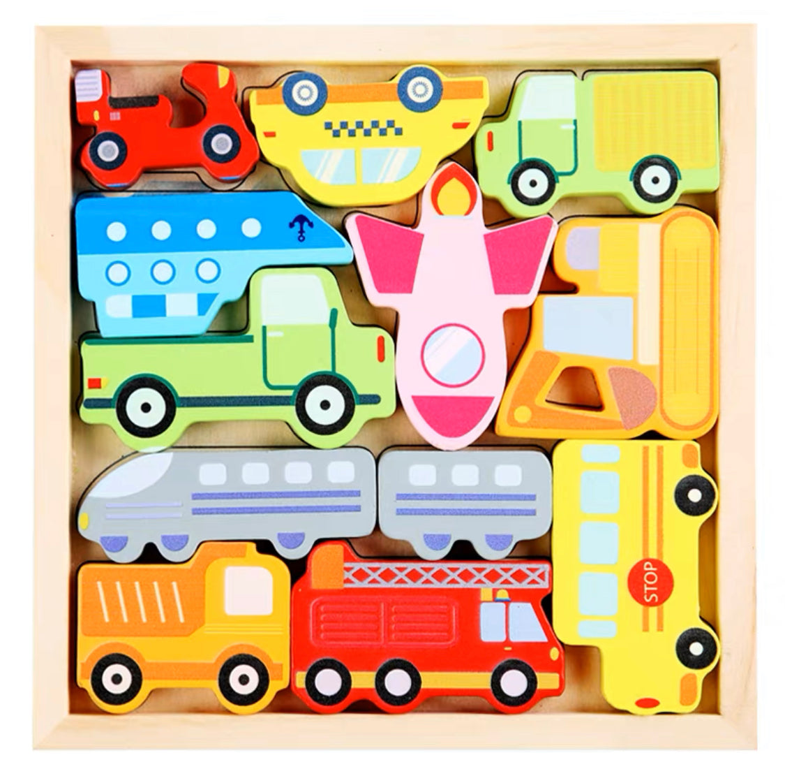 Wooden Puzzle Set - Assorted Designs
