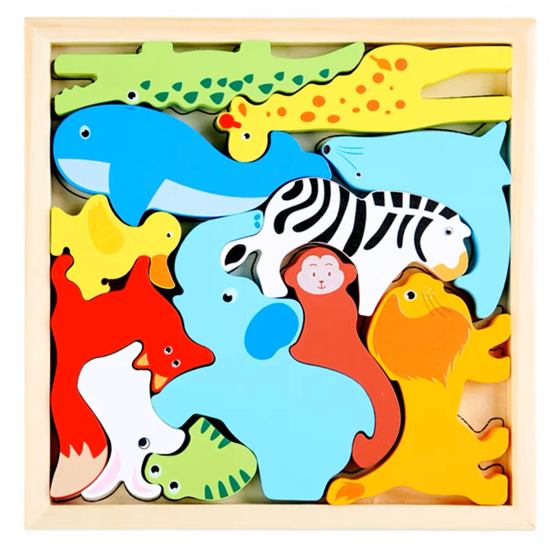 Wooden Puzzle Set - Assorted Designs