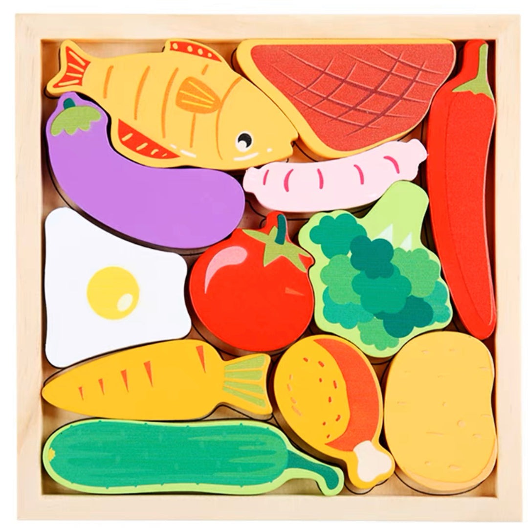 Wooden Puzzle Set - Assorted Designs