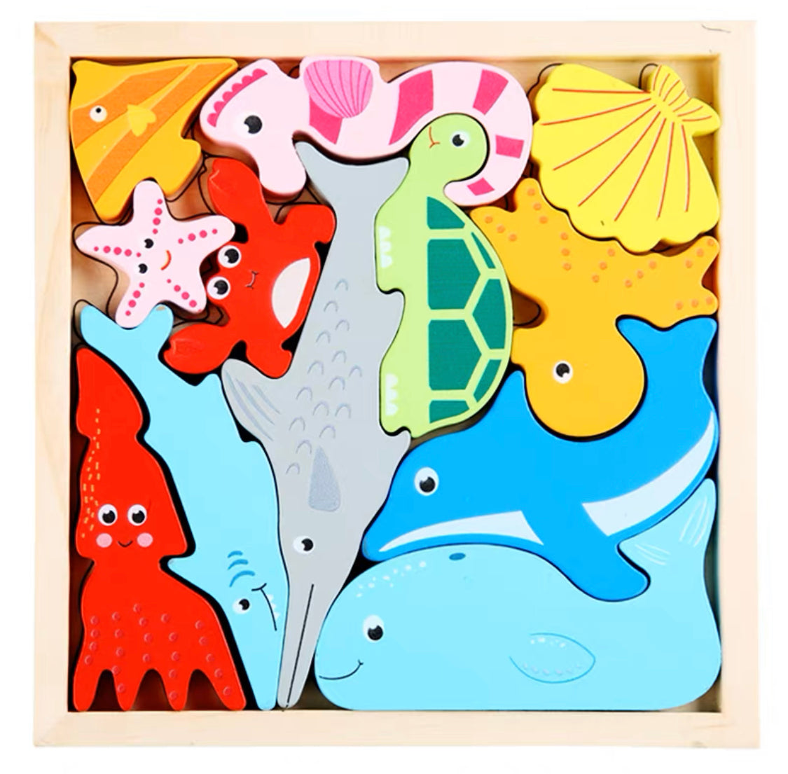 Wooden Puzzle Set - Assorted Designs