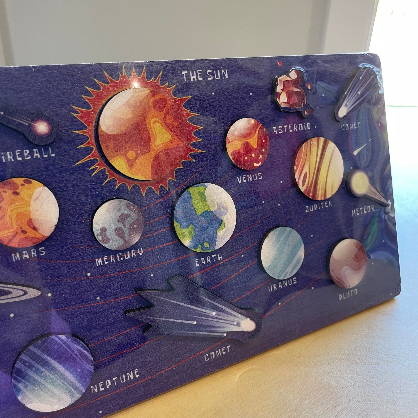 The Solar System Wooden Puzzle
