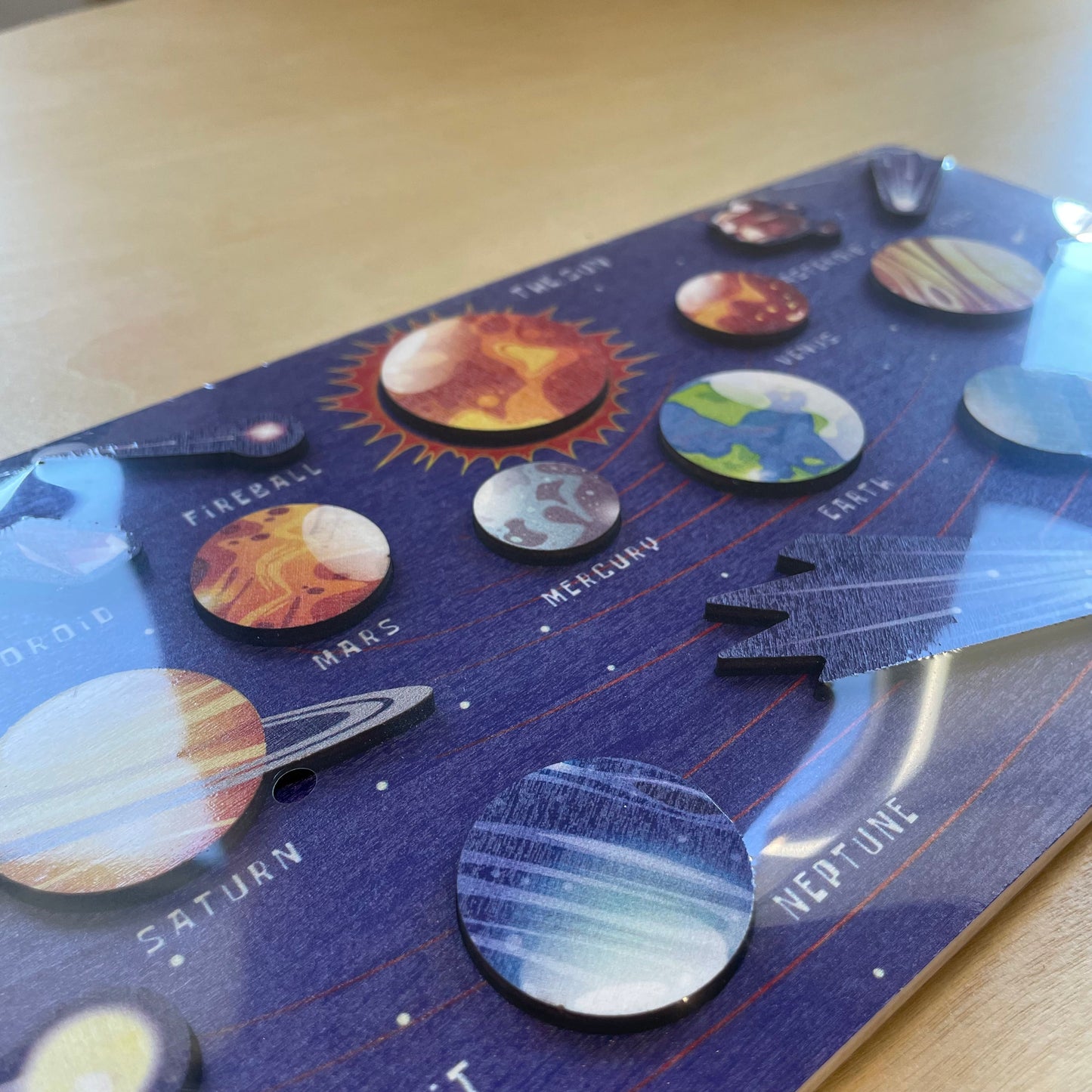 The Solar System Wooden Puzzle