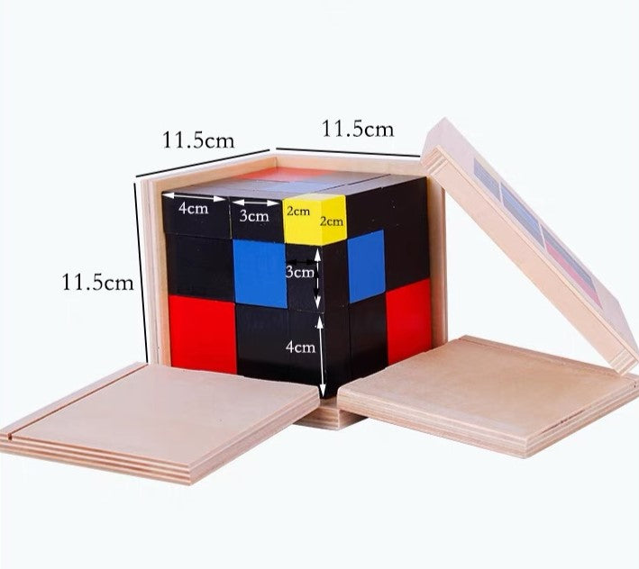 Montessori Trinomial Cube