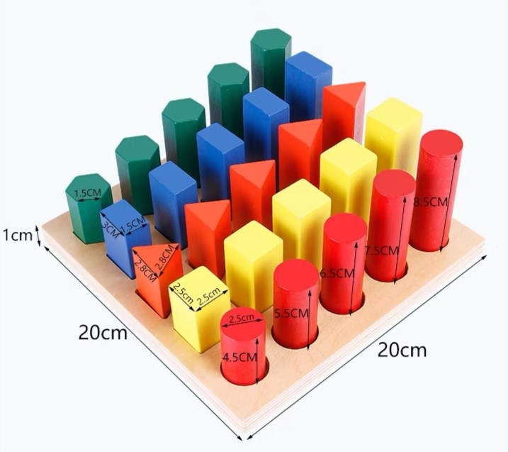 Montessori Wooden Peg Board