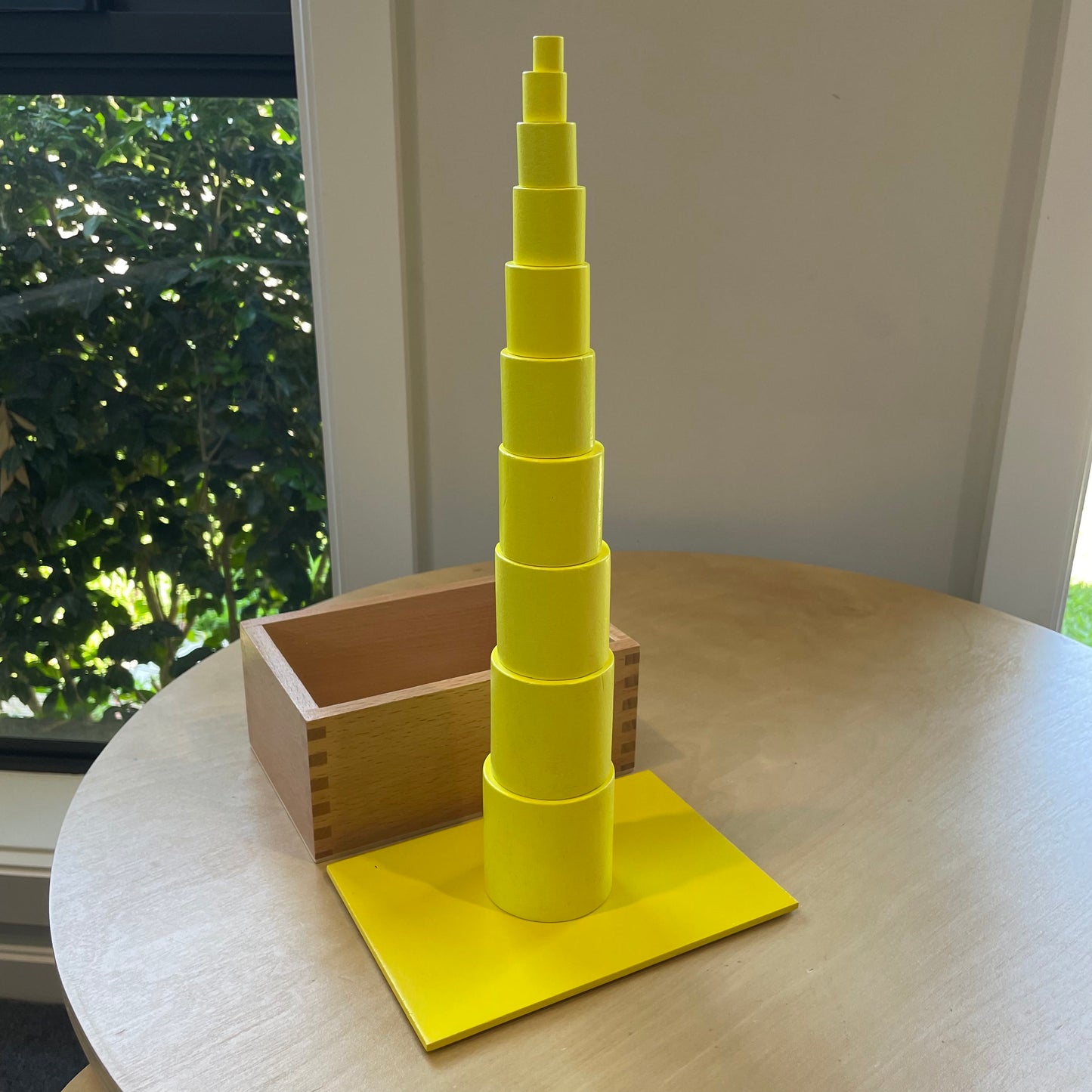 Montessori Wooden Knobless Cylinder Set