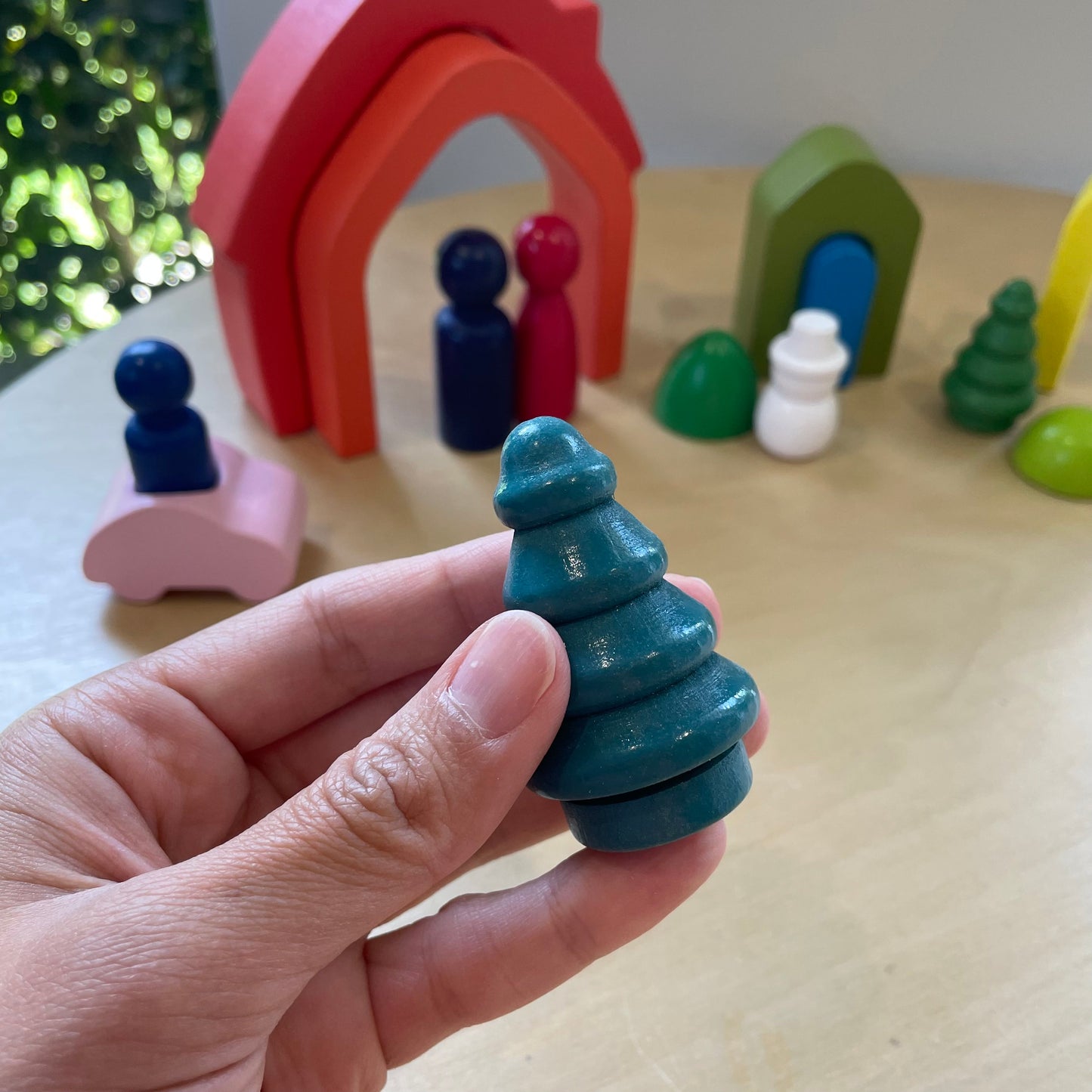 Wooden Rainbow Village