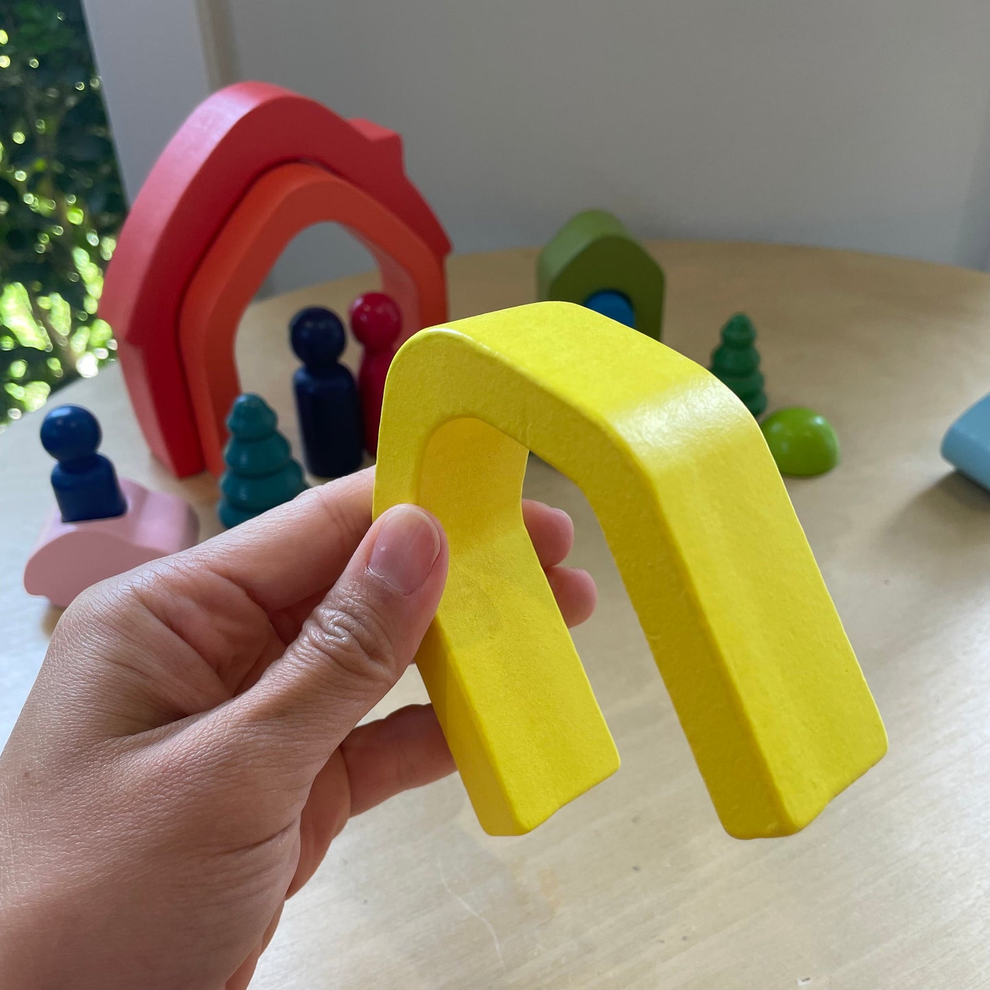 Wooden Rainbow Village