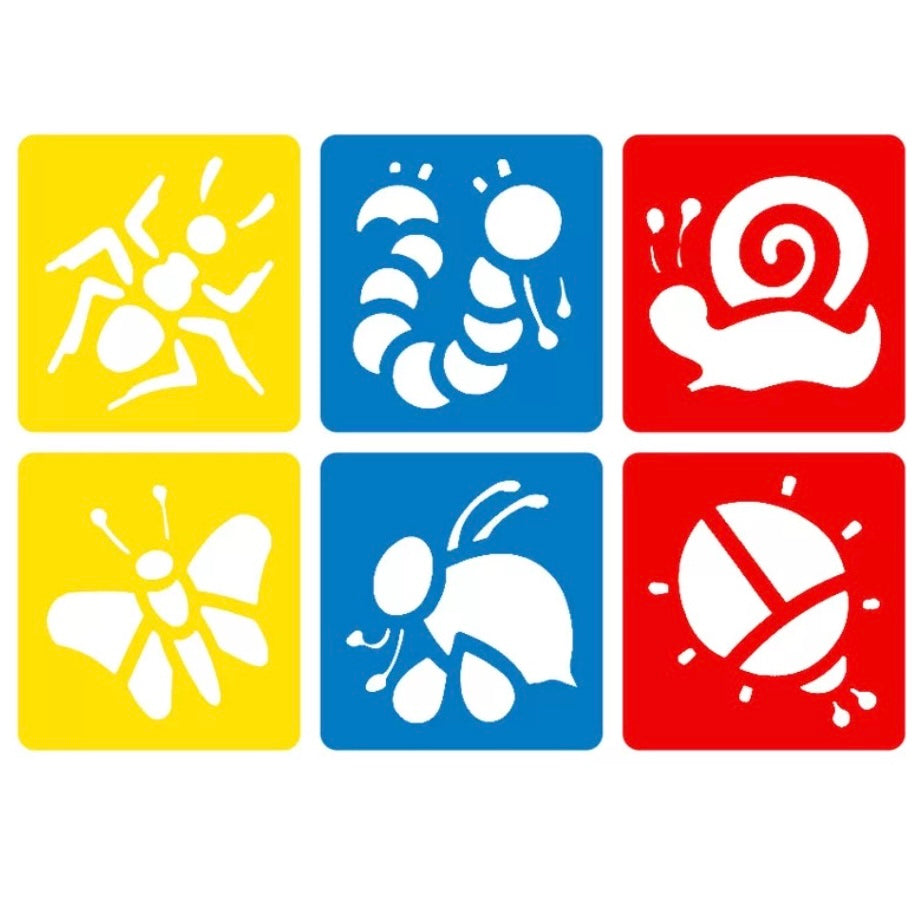 Stencils (Pack of 6) - Assorted Designs