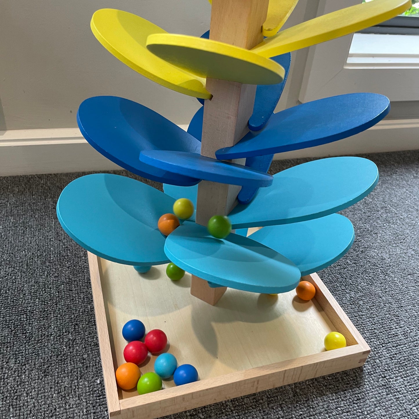 Rainbow Marble Run Wooden Melody Tree (61cm)