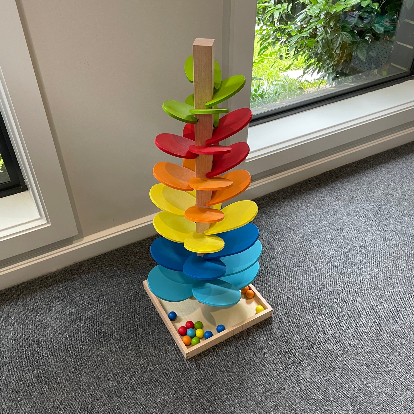 Rainbow Marble Run Wooden Melody Tree (61cm)