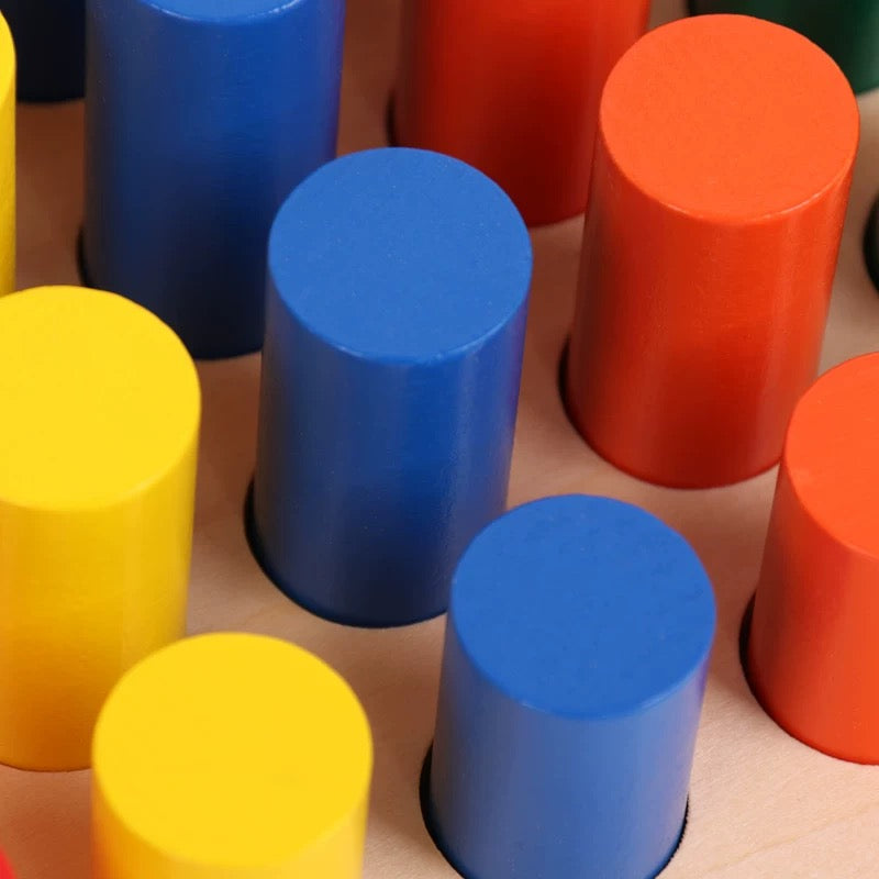Montessori Wooden Peg Board