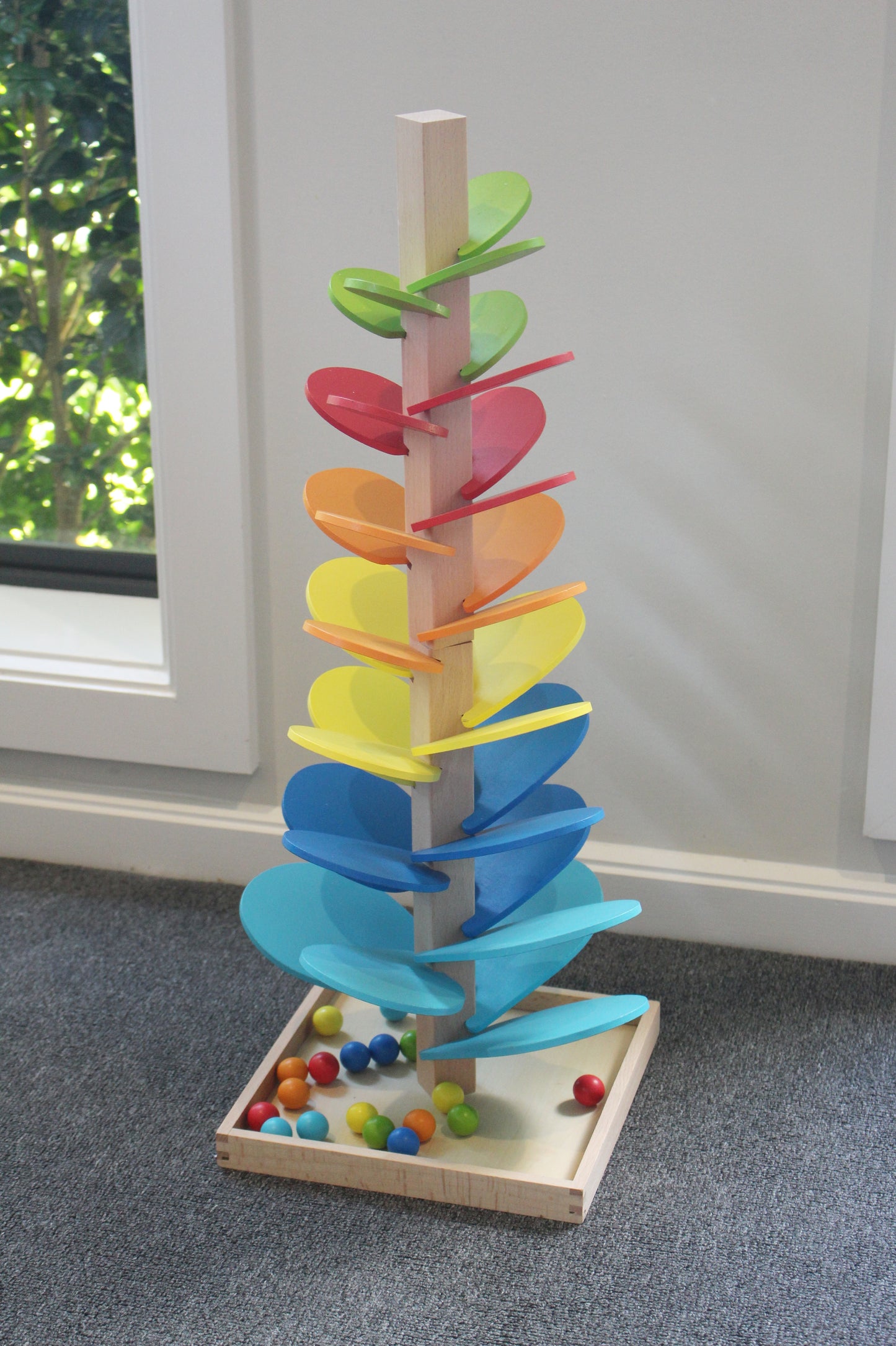 Rainbow Marble Run Wooden Melody Tree (61cm)