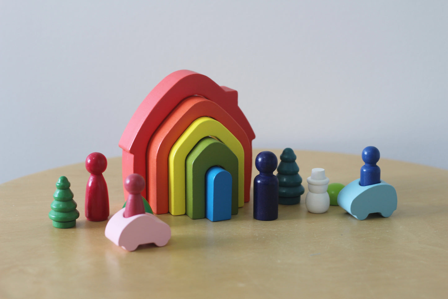 Wooden Rainbow Village