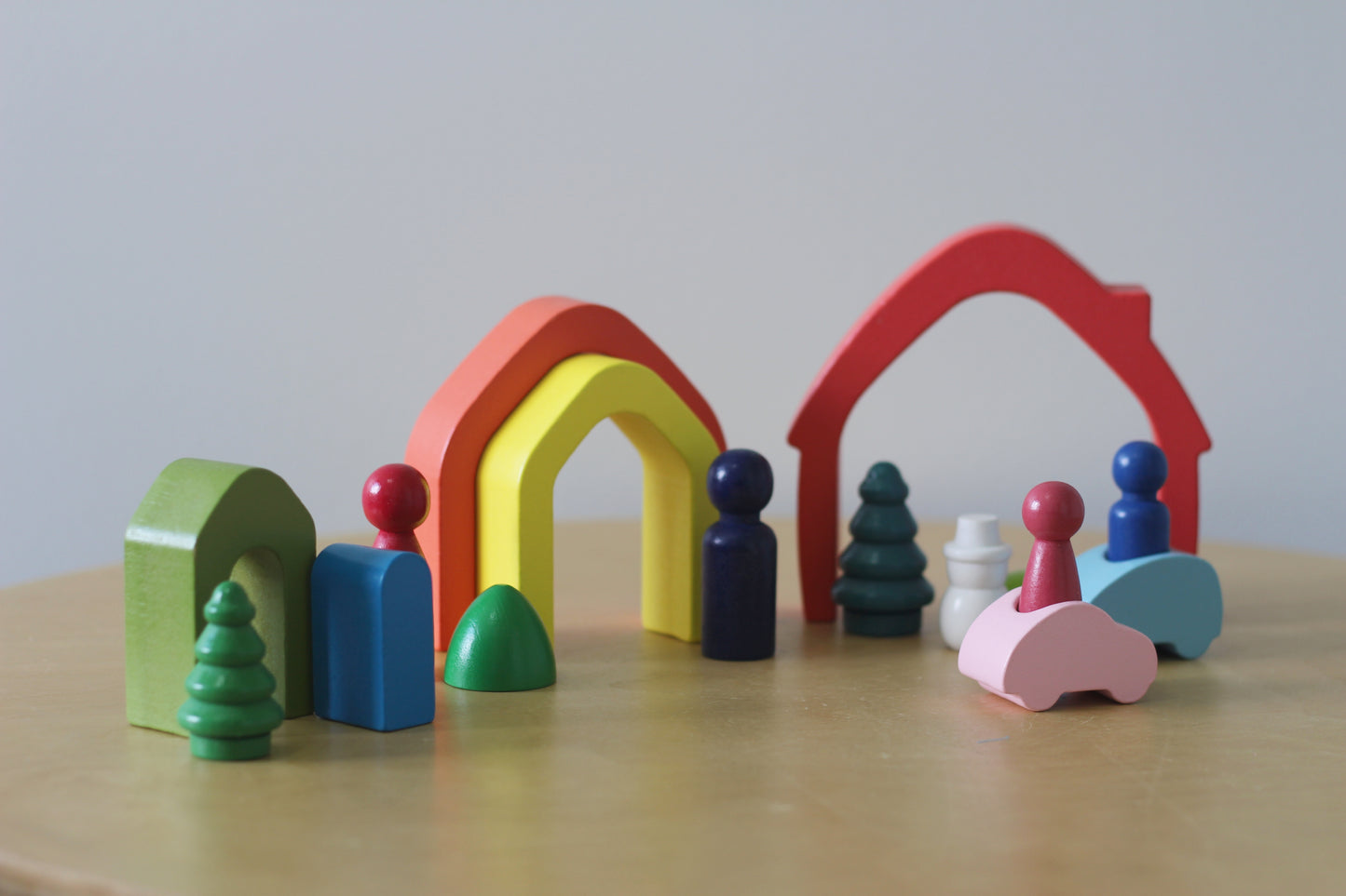 Wooden Rainbow Village