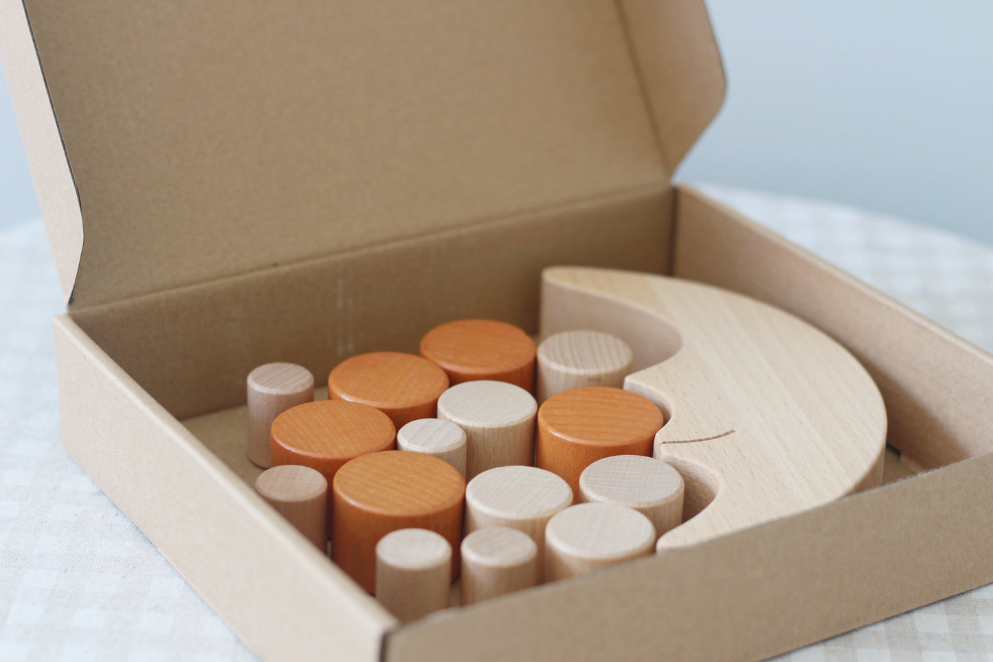Stacking & Balancing Wooden Toy - Balancing Moon