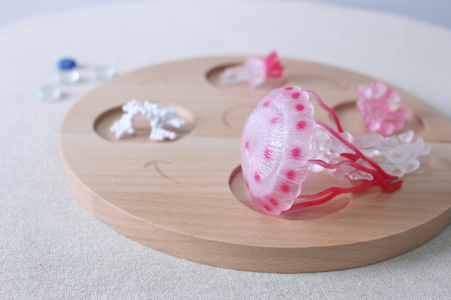 Life Cycle of a Jellyfish - Set of Figurines