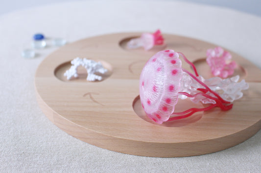 Life Cycle of a Jellyfish - Set of Figurines