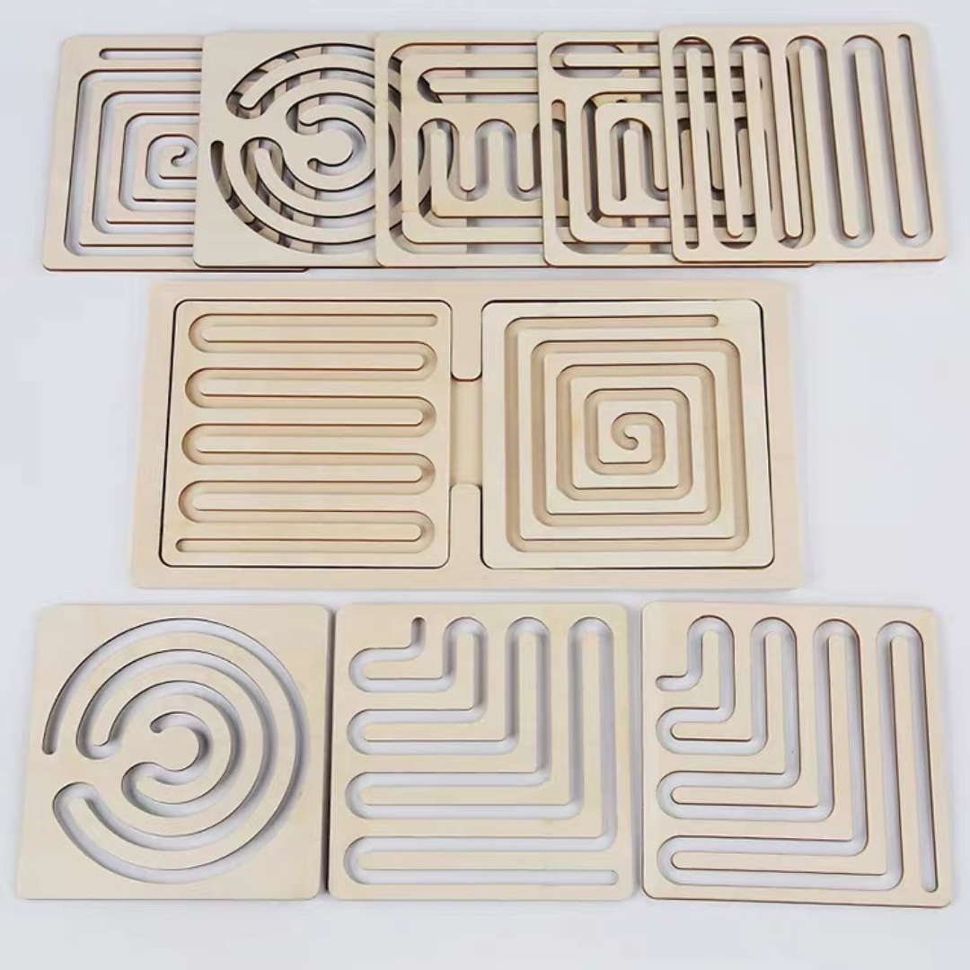 Neuro Exercises Wooden Tracing Board