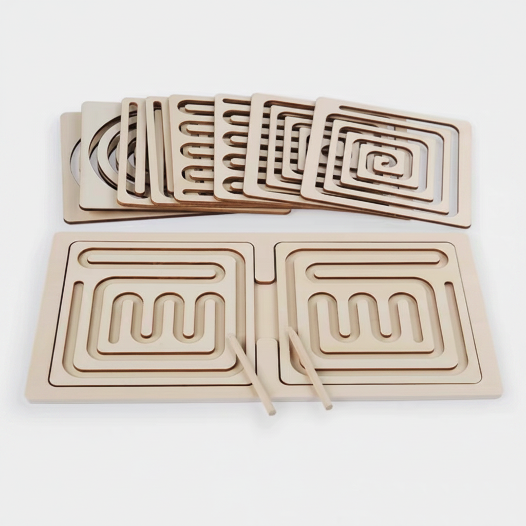Neuro Exercises Wooden Tracing Board