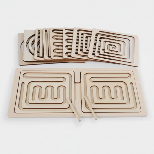 Neuro Exercises Wooden Tracing Board