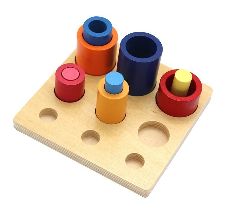 Montessori 3D Sorting & Nesting Board