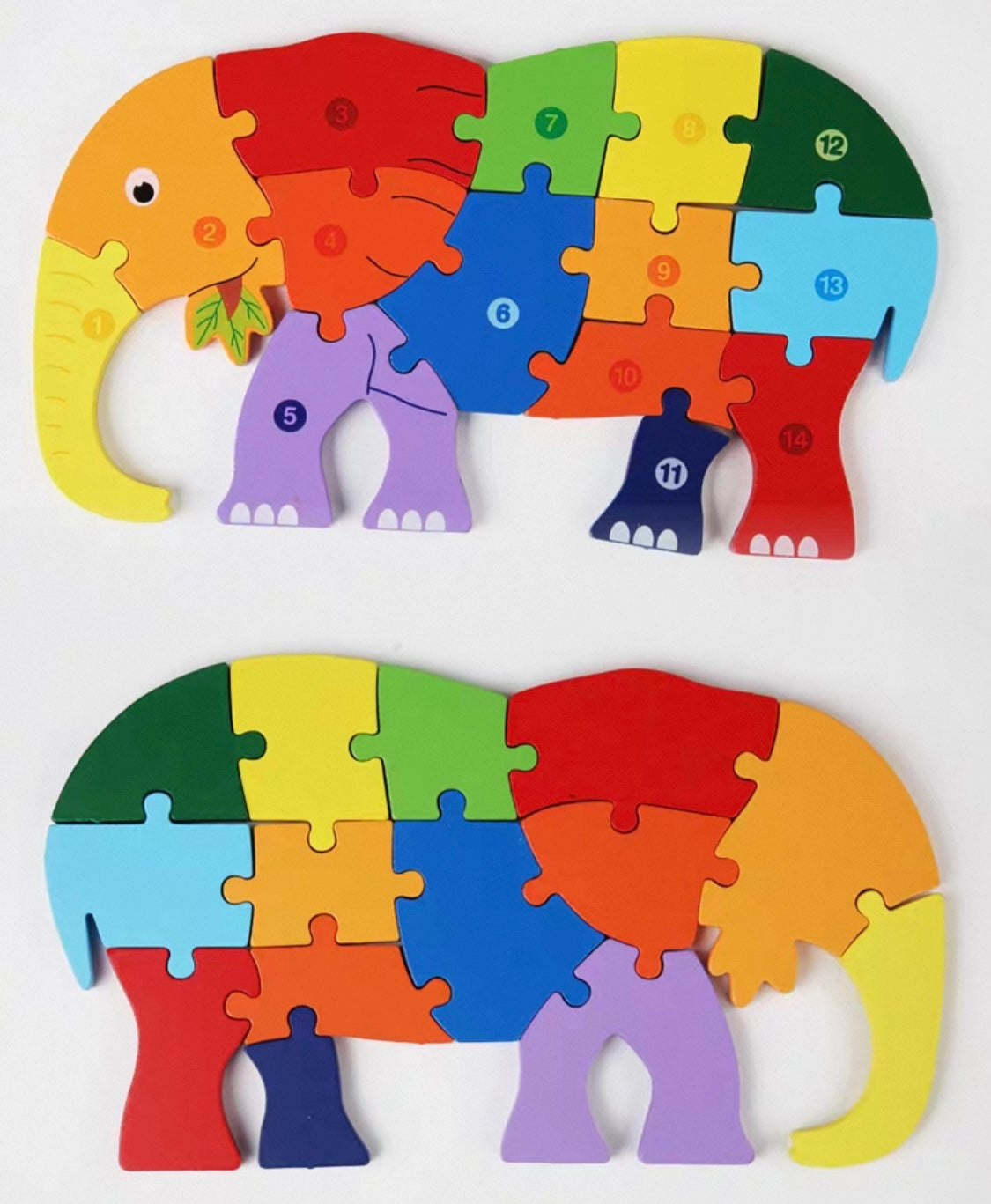 Large Wooden Numbered Puzzle - Assorted Designs
