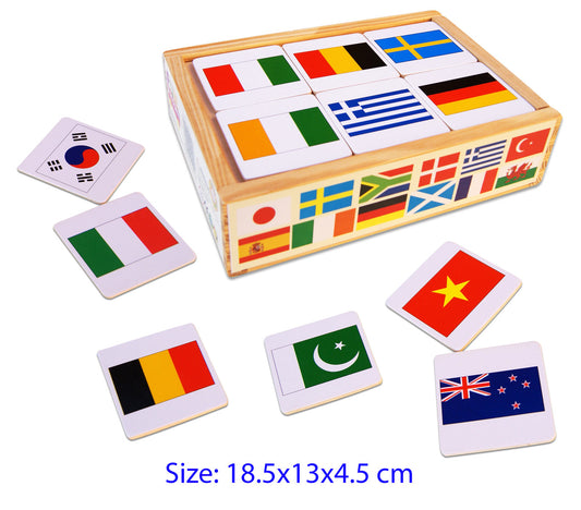 Flags Around the World: Memory Game (48pc)