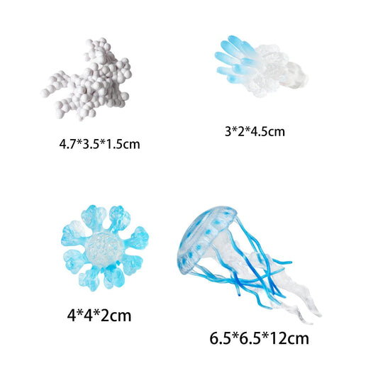 Life Cycle of a Jellyfish - Set of Figurines