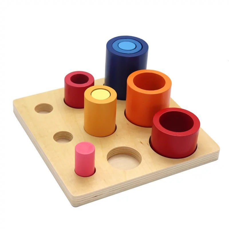 Montessori 3D Sorting & Nesting Board